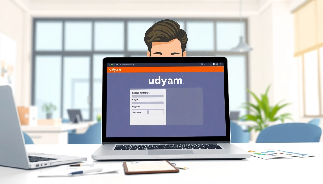 Easy and quick udyam registration process for MSMEs via online portal, with step-by-step guidance and document upload.