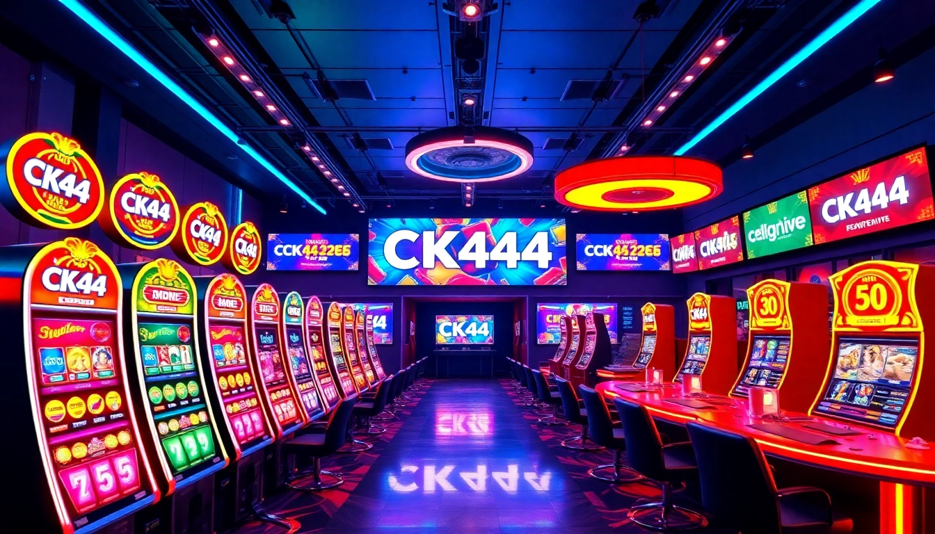 CK444 online gaming platform showcasing diverse slots, live dealer action, and sports betting to attract players effectively.