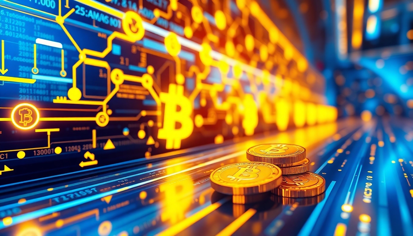 Latest cryptocurrency news updates showcasing blockchain data and crypto symbols for digital currency insights.