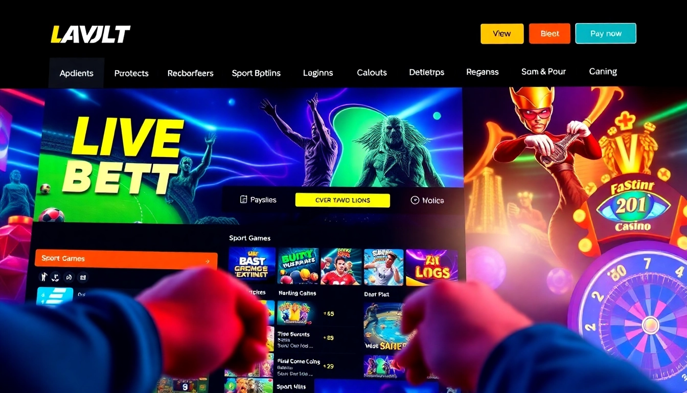 Skyexchange platform powering live sports betting and casino games with engaging visuals for users.