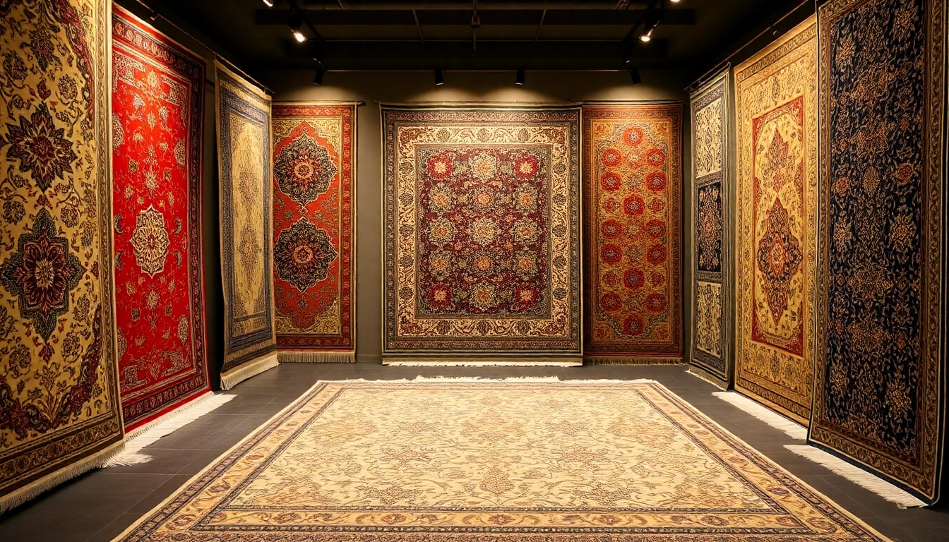 Beautiful Tappeti a Milano featured in a contemporary showroom with detailed designs and rich