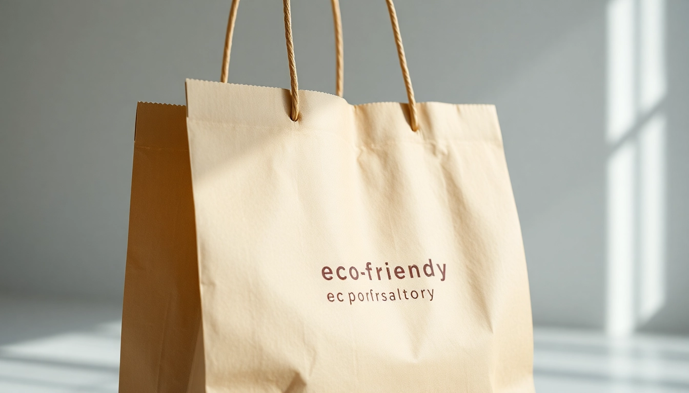 High-quality torba papierowa with eco-friendly branding, showcasing craftsmanship and