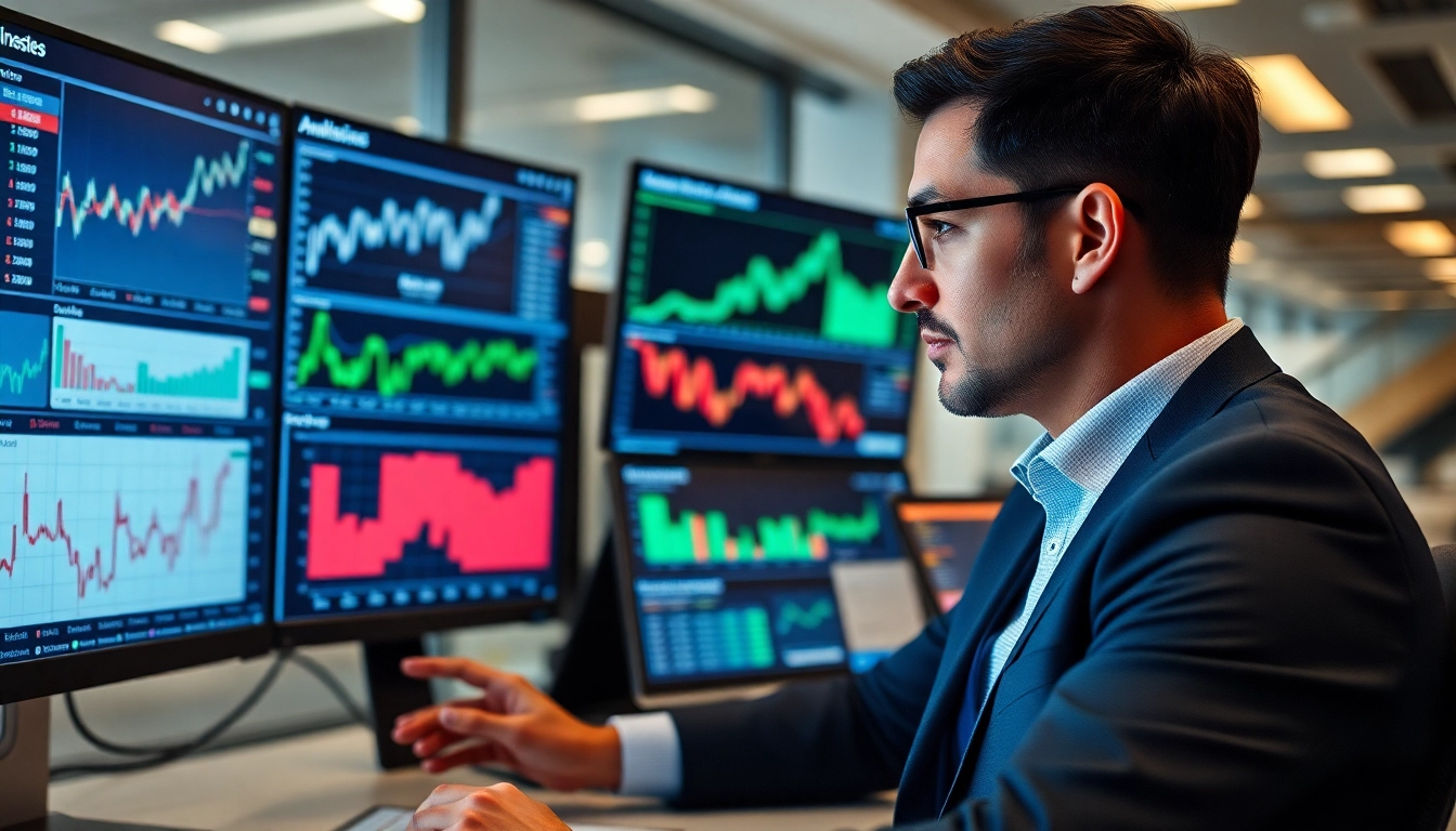 Latest Investment News updates with financial charts and analysis in a professional setting