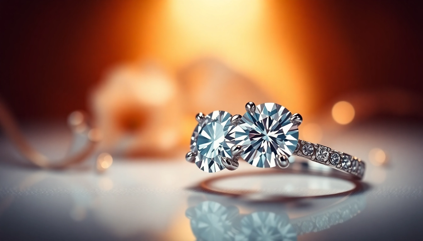 Close-up of stunning suzadetuviu ziedai su deimantu with detailed craftsmanship and sparkling