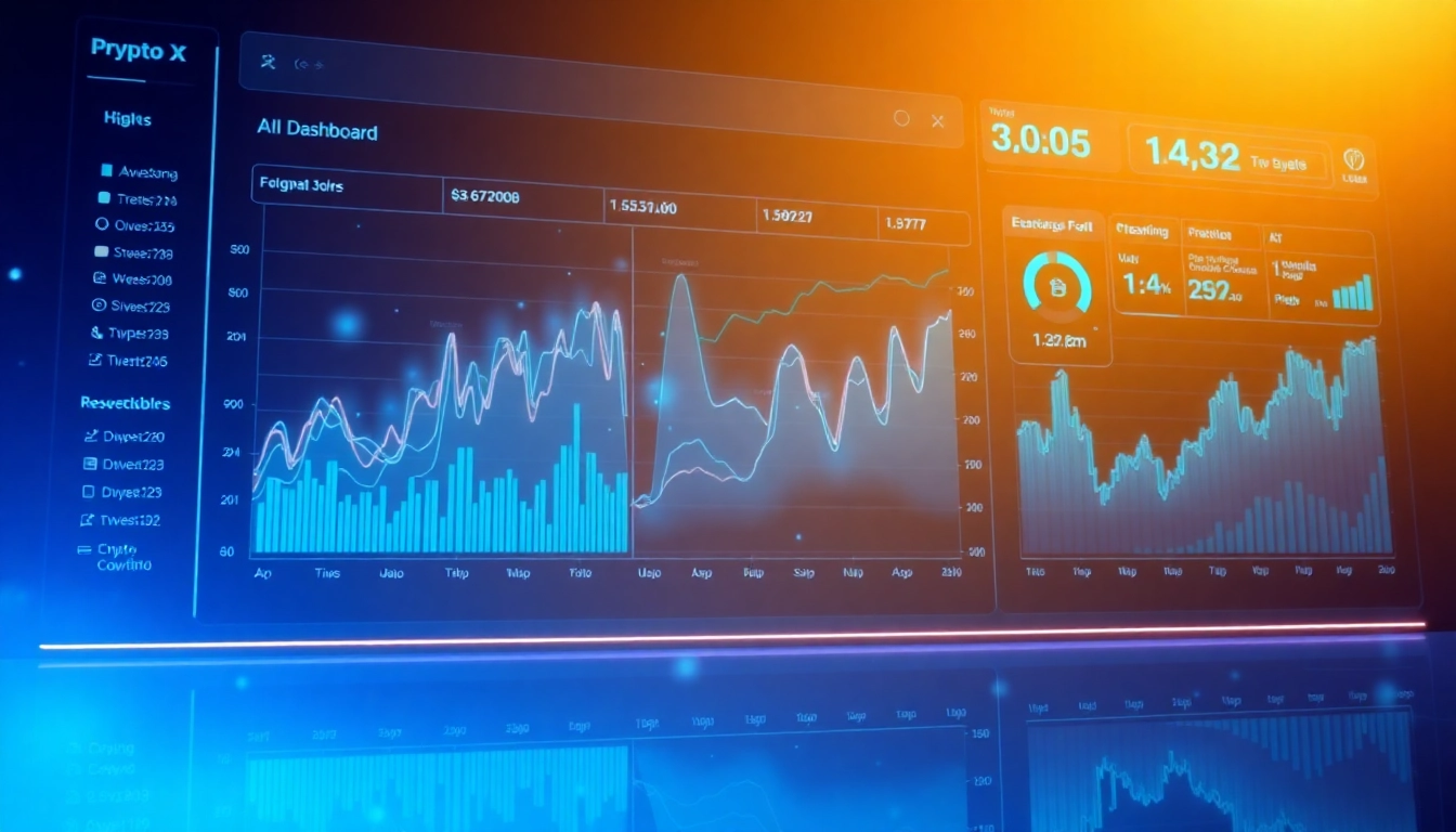 Detailed aicoin cryptocurrency dashboard with real-time market analysis and vibrant visual data